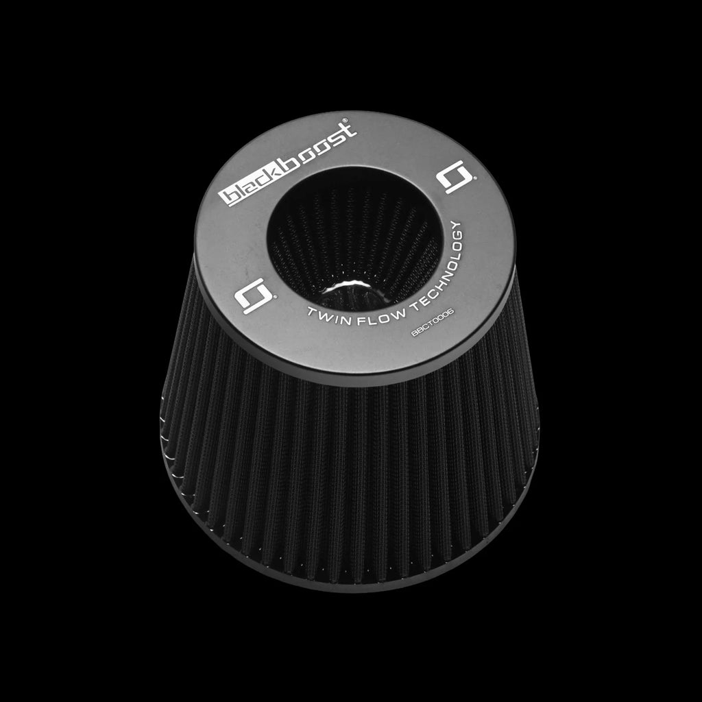 BlackBoost Conical Twin Flow Synthetic Dry Air Filter (5.5" x 180mm) (Single)