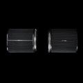 BlackBoost Oval Twin Flow Synthetic Dry Air Filter (4.3" x 196 mm) SET OF 2