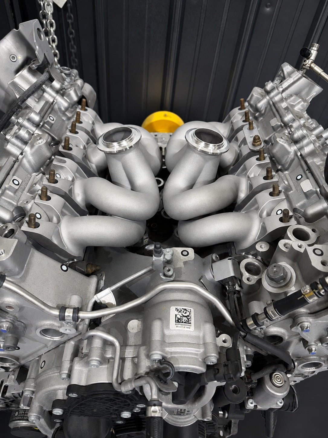M177 / M178 Equal-Length Turbo Exhaust Manifold — Patent-Pending, 3D-Printed | C63 · GLC63 · AMG GT